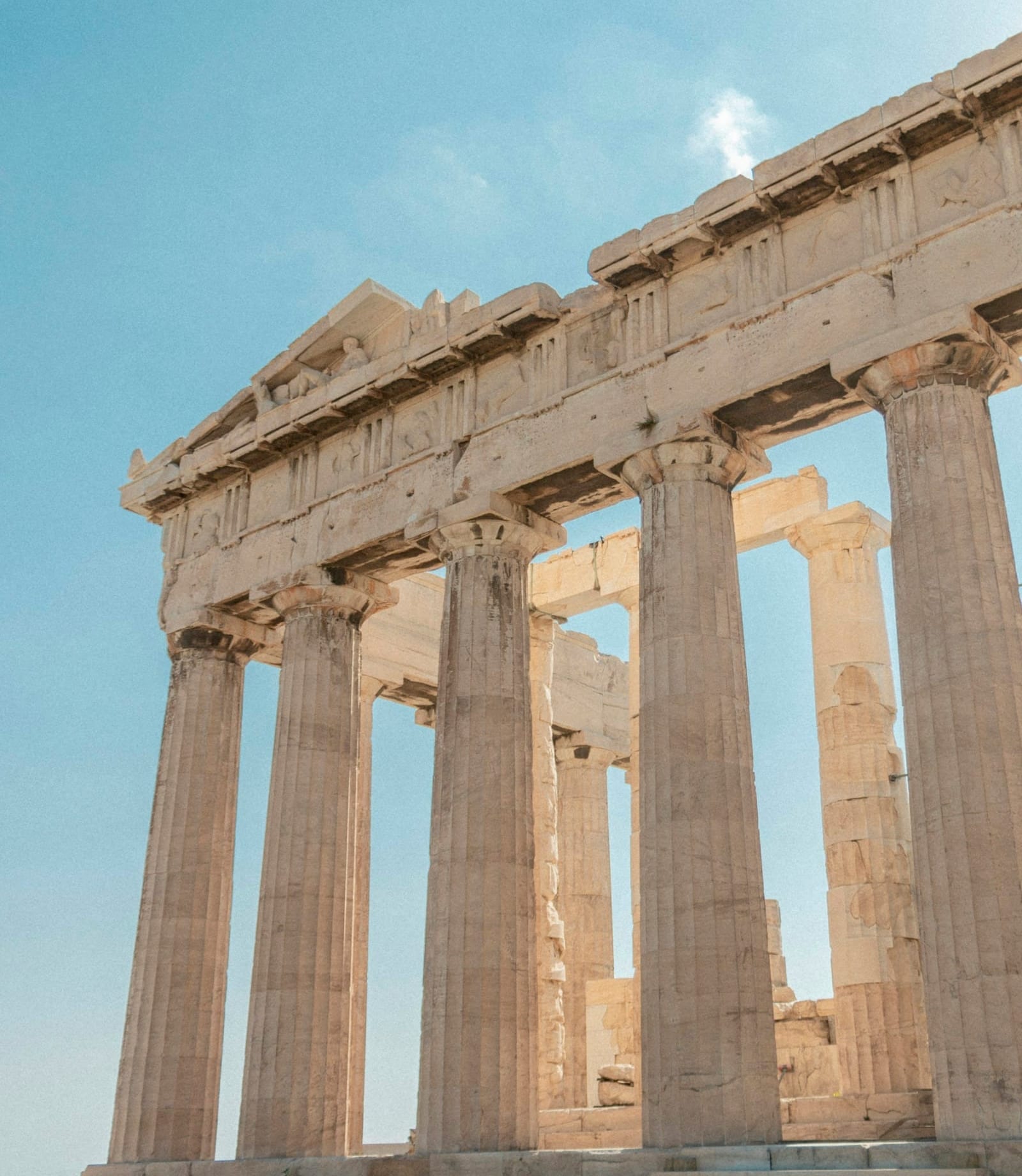 The Parthenon on the Acropolis of Athens